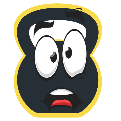 Excited Fitness Master mascot